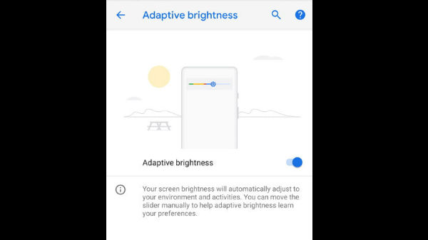 5.ಅಡಾಪ್ಟಿವ್ ಬ್ರೈಟ್ ನೆಸ್ 5.ಅಡಾಪ್ಟಿವ್ ಬ್ರೈಟ್ ನೆಸ್