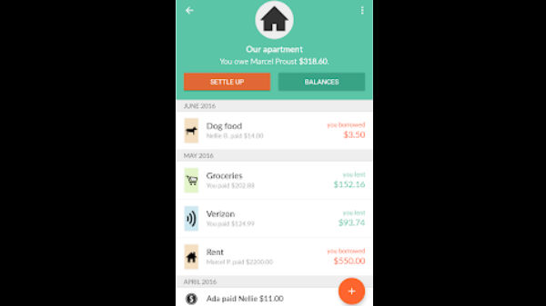 9 ಸ್ಪಿಟ್ ವೈಸ್ (Splitwise) 