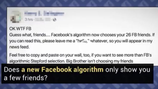 ಫೇಸ್ಬುಕ್ನಲ್ಲಿನ್ನು ಕೇವಲ 26 ಸ್ನೇಹಿತರ ಆಯ್ಕೆ ಸುದ್ದಿ ನಿಜವೇ? ಫೇಸ್ಬುಕ್ನಲ್ಲಿನ್ನು ಕೇವಲ 26 ಸ್ನೇಹಿತರ ಆಯ್ಕೆ ಸುದ್ದಿ ನಿಜವೇ?