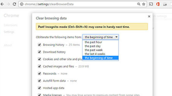 ಗೂಗಲ್ ಕ್ರೋಮ್‌ನಲ್ಲಿ 