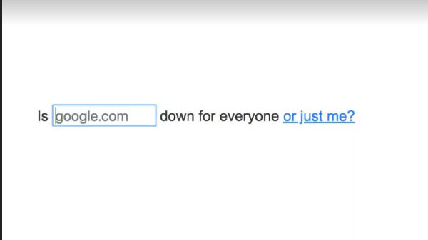7. ಡೌನ್‌ ಫಾರ್‌ ಎವರಿಒನ್‌ ಆರ್ ಜಸ್ಟ್‌ ಮೀ (Down For everyone or JustMe)