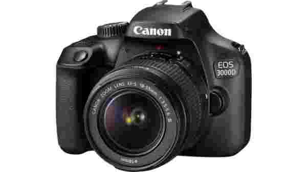 ಕೆನಾನ್ EOS 3000D ಕ್ಯಾಮರಾ (ಕಪ್ಪು ) ಜೊತೆಗೆ 18-55mm IS II ಲೆನ್ಸ್, 16GB ಕಾರ್ಡ್ ಮತ್ತು ಕ್ಯಾರಿ ಕೇಸ್ – 31% ವರೆಗೆ ರಿಯಾಯಿತಿ