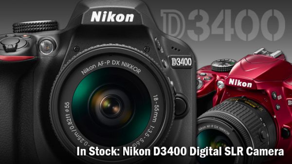 ನಿಕಾನ್ D3400 ಡಿಜಿಟಲ್ ಕ್ಯಾಮರಾ ಕಿಟ್ (ಕಪ್ಪು) 