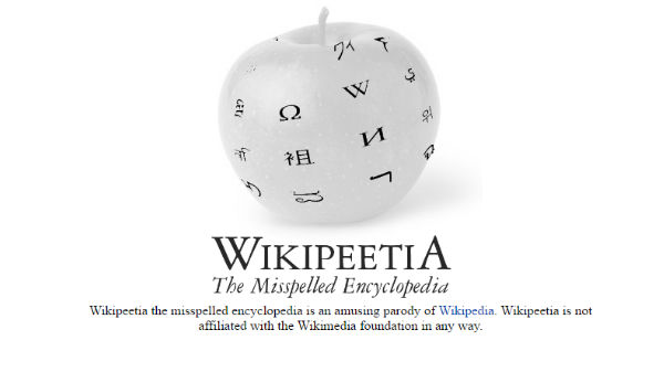 3. ವಿಕಿಪೀಡಿಯಾ ಅಲ್ಲ ವಿಕಿಪೀಟಿಯಾ