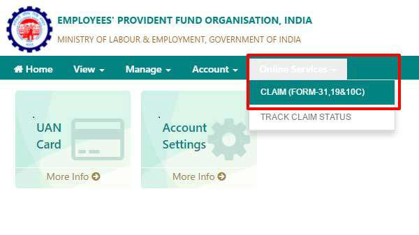 ಆನ್‌ಲೈನ್‌ನಲ್ಲಿ ಪಿಎಫ್ ಹಣ..ಸ್ಟೆಪ್ 2
