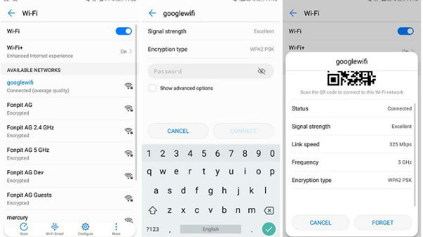 ವೈಫೈ ಸ್ಕ್ಯಾನ್ ಮಾಡಿ: