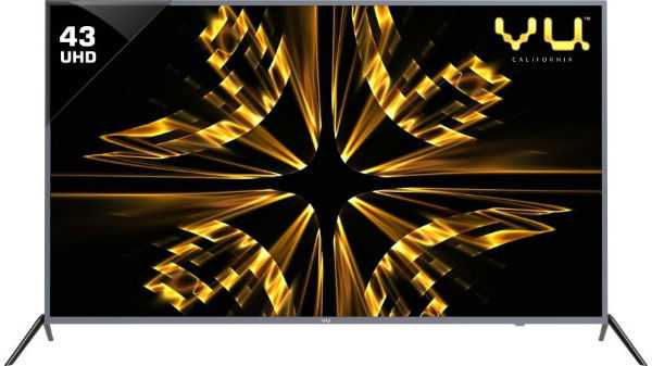 Vu ಐಕಾನಿಯಮ್ 109cm (43 ಇಂಚಿನ) ಆಲ್ಟ್ರಾ HD LED ಸ್ಮಾರ್ಟ್ ಟಿವಿ (4K) 