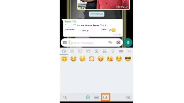 ಚಾಟ್‌ ವಿಂಡೋ ಒಪನ್‌ ಮಾಡಿ