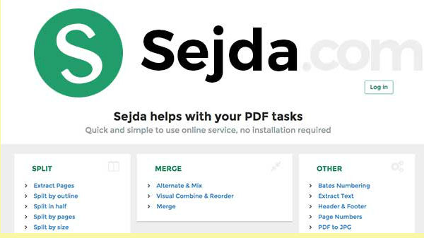 PDF editor Sedja