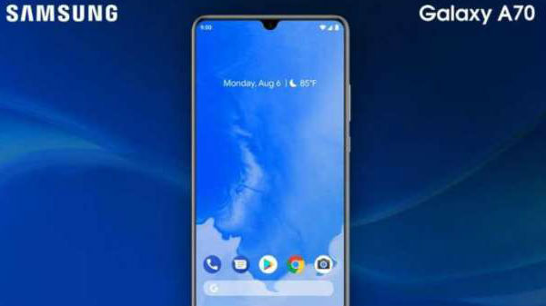 ಗ್ಯಾಲ್ಯಾಕ್ಸಿ ಎ70 ಡಿಸ್‌ಪ್ಲೇ