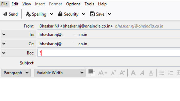 ಇಮೇಲ್ನಲ್ಲಿ BCC, ಏನಿದು ಗೊತ್ತಾ? ಇಮೇಲ್ನಲ್ಲಿ BCC, ಏನಿದು ಗೊತ್ತಾ?