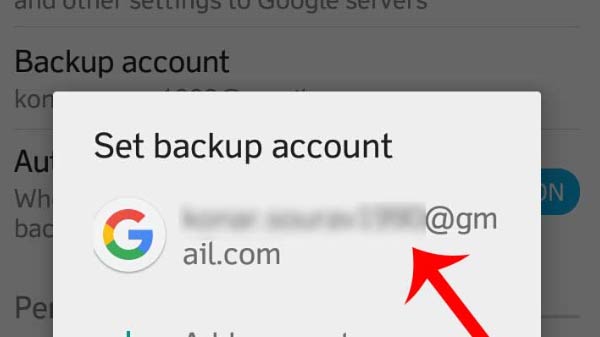ನಿಮ್ಮ ಗೂಗಲ್ ಅಕೌಂಟ್ ನ್ನು ಸೆಟ್ ಮಾಡಿ ಮತ್ತು ನಿಮ್ಮ ಡಾಟಾವನ್ನು ಬ್ಯಾಕ್ ಅಪ್ ತೆಗೆದುಕೊಳ್ಳಿ