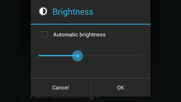 ಸ್ಕ್ರೀನ್‌ ಬ್ರೈಟ್ನೆಸ್‌ ಕಡಿಮೆ ಮಾಡಿ