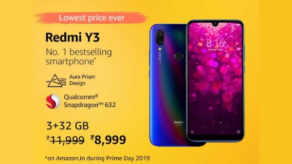 ರೆಡ್ಮಿ ವೈ3 ಗೆ 25% ರಿಯಾಯಿತಿ ರೆಡ್ಮಿ ವೈ3 ಗೆ 25% ರಿಯಾಯಿತಿ