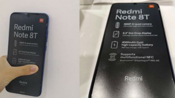  ಶಿಯೋಮಿ ರೆಡ್‌ಮಿ ನೋಟ್ 8ಟಿ