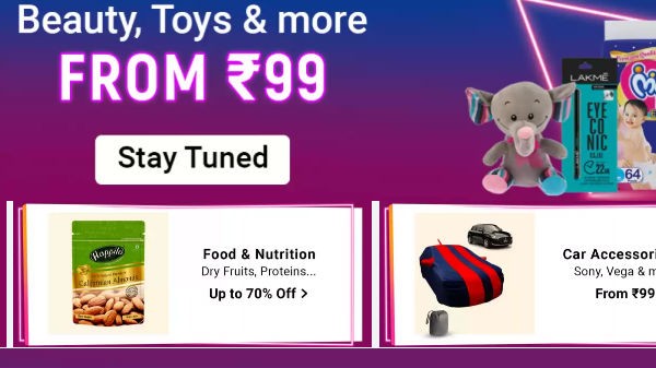 ಫ್ಯಾಷನ್ ವಸ್ತುಗಳಿಗೆ 50% ರಿಂದ 80% ದ ವರೆಗೆ ರಿಯಾಯಿತಿ