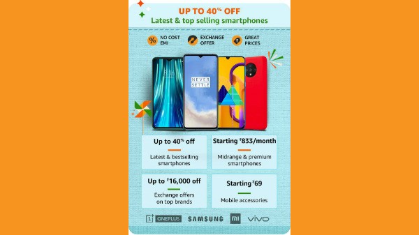 ಅತೀ ಹೆಚ್ಚು ಮಾರಾಟ ಕಂಡ ಸ್ಮಾರ್ಟ್ ಫೋನ್ ಗಳಿಗೆ 40% ದ ವರೆಗೆ ರಿಯಾಯಿತಿ