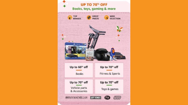 ದಿನಬಳಕೆ ವಸ್ತುಗಳಿಗೆ 70% ದ ವರೆಗೆ ರಿಯಾಯಿತಿ