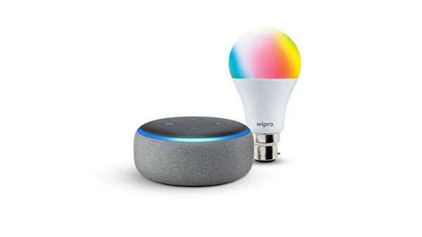 ಎಕೋ ಡಾಟ್ ಆಂಡ್ ಸ್ಮಾರ್ಟ್ ಬಲ್ಬ್ ಬಂಡಲ್ ಎಕೋ ಡಾಟ್ ಆಂಡ್ ಸ್ಮಾರ್ಟ್ ಬಲ್ಬ್ ಬಂಡಲ್