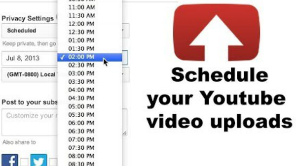 12. ವಿಡಿಯೋಗಳನ್ನ ಶೆಡೂಲ್ಡ್‌ ಮಾಡಿ