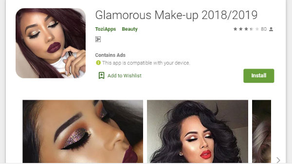 ಗ್ಲ್ಯಾಮರಸ್‌ ಮೇಕಪ್(Glamorous Make-up)