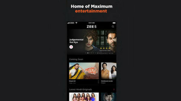 ZEE5 ವಿನ್ಯಾಸ