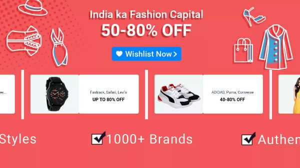 ಫ್ಯಾಷನ್ ವಸ್ತುಗಳಿಗೆ 50% ರಿಂದ 80% ರಿಯಾಯಿತಿ