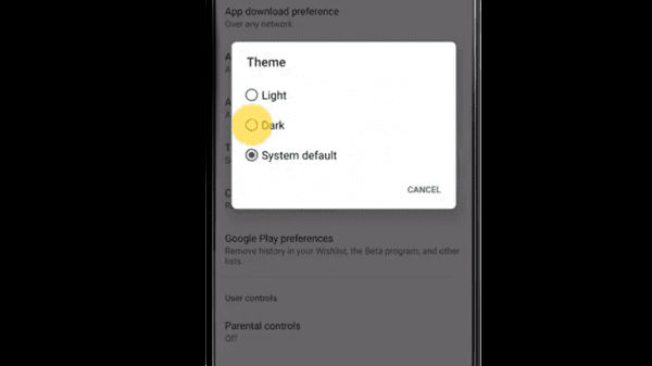 ಡಾರ್ಕ್ ಮೋಡ್ ಆನ್ ಮಾಡಲು ಹೀಗೆ ಮಾಡಿ