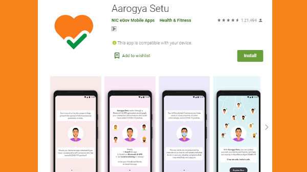 Aarogya Setu app-ಆರೋಗ್ಯ ಸೇತು ಆಪ್