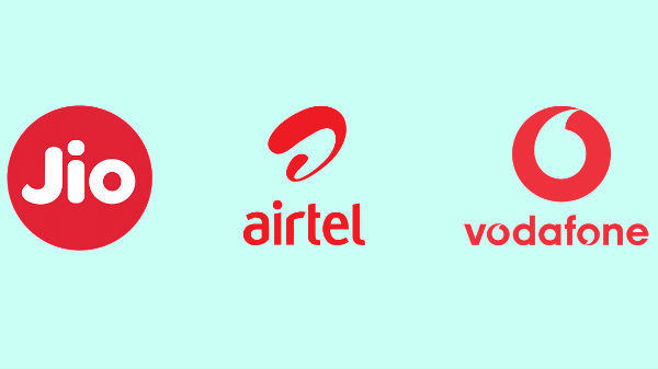 ಜಿಯೋ, ವೊಡಾಫೋನ್ ಮತ್ತು ಏರ್‌ಟೆಲ್‌