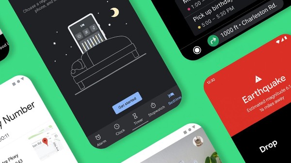 Bedtime tab in Clock