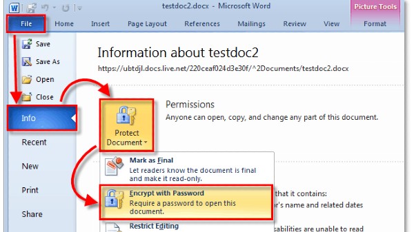 ವರ್ಡ್ ಡಾಕ್ಯುಮೆಂಟ್ ಅನ್ನು ಪಾಸ್‌ವರ್ಡ್ ಮೂಲಕ ರಕ್ಷಿಸುವುದು ಹೇಗೆ 