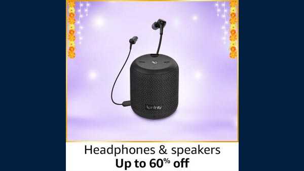 ಹೆಡ್ ಫೋನ್ ಮತ್ತು ಸ್ಪೀಕರ್ ಗಳಿಗೆ 60% ದ ವರೆಗೆ ರಿಯಾಯಿತಿ