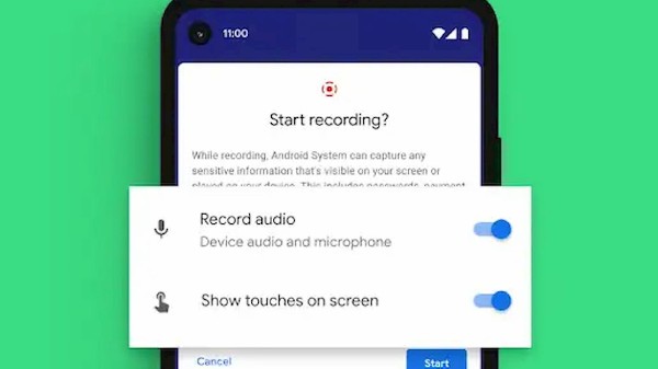 ಆಂಡ್ರಾಯ್ಡ್ 11 ನಲ್ಲಿ ಸ್ಕ್ರೀನ್ ರೆಕಾರ್ಡರ್ ಅನ್ನು ಬಳಸುವುದು ಹೇಗೆ?