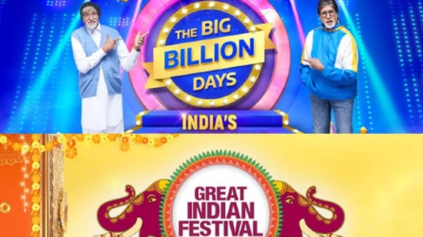ಫ್ಲಿಪ್‌ಕಾರ್ಟ್ ಬಿಗ್ ಬಿಲಿಯನ್ ಡೇಸ್ ಸೇಲ್‌ ಮತ್ತು ಅಮೆಜಾನ್ ಗ್ರೇಟ್ ಇಂಡಿಯನ್ ಫೆಸ್ಟಿವಲ್ ಸೇಲ್