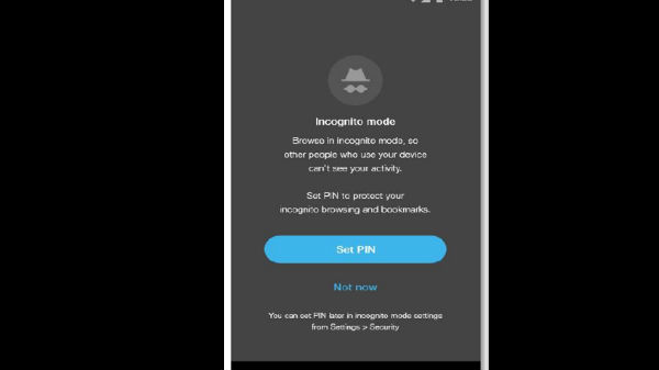 7. ಸುರಕ್ಷಿತ ಅಜ್ಞಾತ ಮೋಡ್(ಇನ್‌ಕಾಗ್ನಿಟೋ ಮೋಡ್)