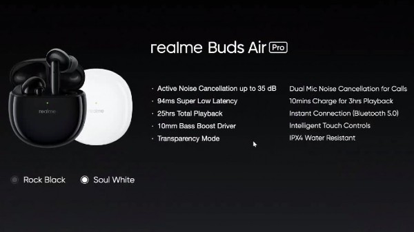 ರಿಯಲ್‌ಮಿ ಬಡ್ಸ್ ಏರ್ ಪ್ರೊ 