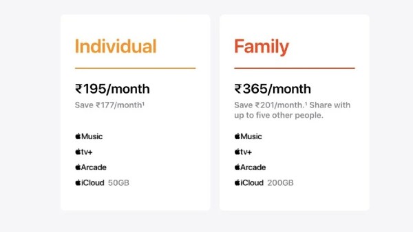 ಆಪಲ್ ಒನ್ ಯೋಜನೆಗಳು ಆಪಲ್ ಒನ್ ಯೋಜನೆಗಳು