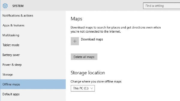 ವಿಂಡೋಸ್ 10 ನಲ್ಲಿ ಆಫ್‌ಲೈನ್ ಮ್ಯಾಪ್‌ಗಳನ್ನು ಡೌನ್‌ಲೋಡ್ ಮಾಡುವುದು ಹೇಗೆ?