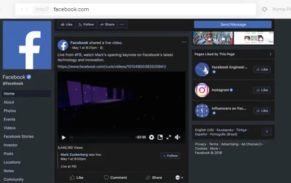 ಫೇಸ್‌ಬುಕ್‌ ವೆಬ್‌ನಲ್ಲಿ ಡಾರ್ಕ್ ಮೋಡ್ ಅನ್ನು ಬಳಸುವುದು ಹೇಗೆ?