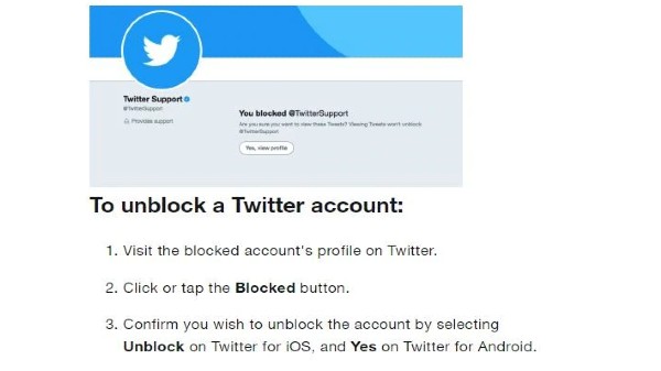 ಪ್ರೊಫೈಲ್ ಅನ್ನು ಅನ್‌ಬ್ಲಾಕ್‌ ಮಾಡುವುದು ಹೇಗೆ?