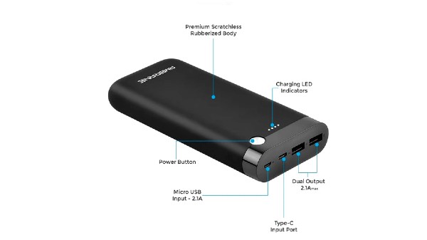 ಆಂಬ್ರೇನ್ ಲಿಥಿಯಂ ಪಾಲಿಮರ್ ಪವರ್ ಬ್ಯಾಂಕ್