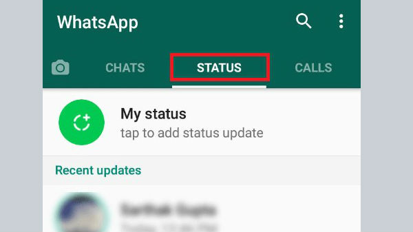 ವಾಟ್ಸಾಪ್‌ ಸ್ಟೇಟಸ್‌