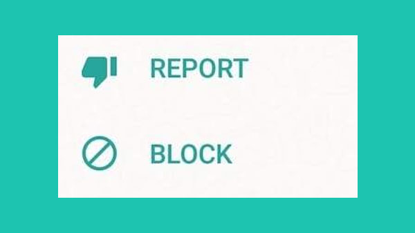 ಬ್ಲಾಕ್‌ ಅಥವಾ ಸ್ಪ್ಯಾಮ್‌ ರಿಪೋರ್ಟ್‌