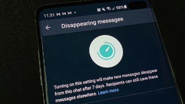 ಡಿಸ್‌ ಅಪೀಯರಿಂಗ್‌ ಮೆಸೇಜ್‌