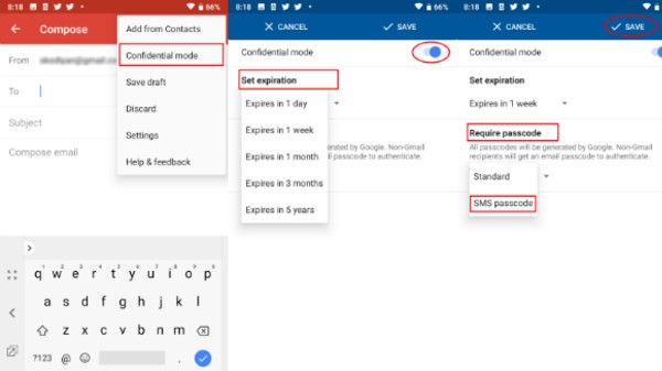 ಕಂಪ್ಯೂಟರ್‌ನಲ್ಲಿ ಜಿ-ಮೇಲ್‌ನ ಇಮೇಲ್‌ಗೆ ಎಂಡಿಂಗ್‌ ಡೇಟ್‌ ಅಥವಾ ಪಾಸ್‌ಕೋಡ್ ಅನ್ನು ಸೆಟ್‌ ಮಾಡುವುದು ಹೇಗೆ?