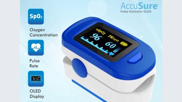 AccuSure FS20C ಫಿಂಗರ್ ಟಿಪ್ ಪಲ್ಸ್ ಆಕ್ಸಿಮೀಟರ್