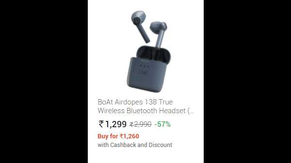 ಬೌಲ್ಟ್ ಏರಡ್ರಾಪ್ಸ 138 ಟ್ರು ವೈರ್‌ಲೆಸ್ ಬ್ಲೂಟೂತ್ ಹೆಡ್‌ಸೆಟ್