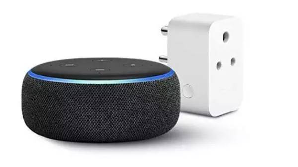 ಅಮೆಜಾನ್ 6A ಸ್ಮಾರ್ಟ್ ಪ್ಲಗ್‌ ಮತ್ತು ಎಕೋ ಡಾಟ್ ಕಾಂಬೊ