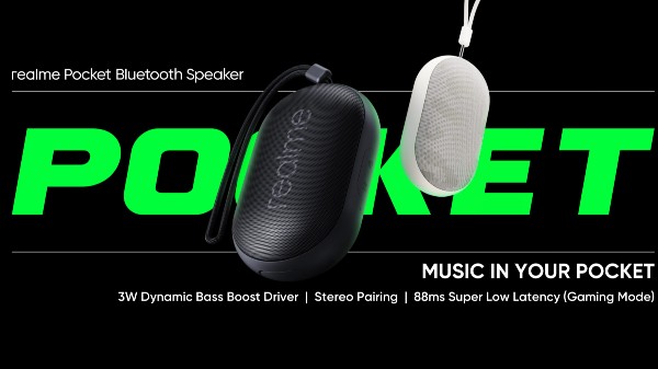 ರಿಯಲ್‌ಮಿ ಪಾಕೆಟ್ ಬ್ಲೂಟೂತ್ ಸ್ಪೀಕರ್!